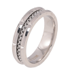 Каблучка Xuping TTM Stainless Steel колір Родій "Декоративний візерунок" шир. 5.5мм фото №2 Каблучка Xuping TTM Stainless Steel колір Родій "Декоративний візерунок" шир. 5.5мм фото №2