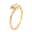 Кольцо Xuping цвет Позолота 14K "Узор с кристаллами" фото №2 Кольцо Xuping цвет Позолота 14K "Узор с кристаллами" фото №2