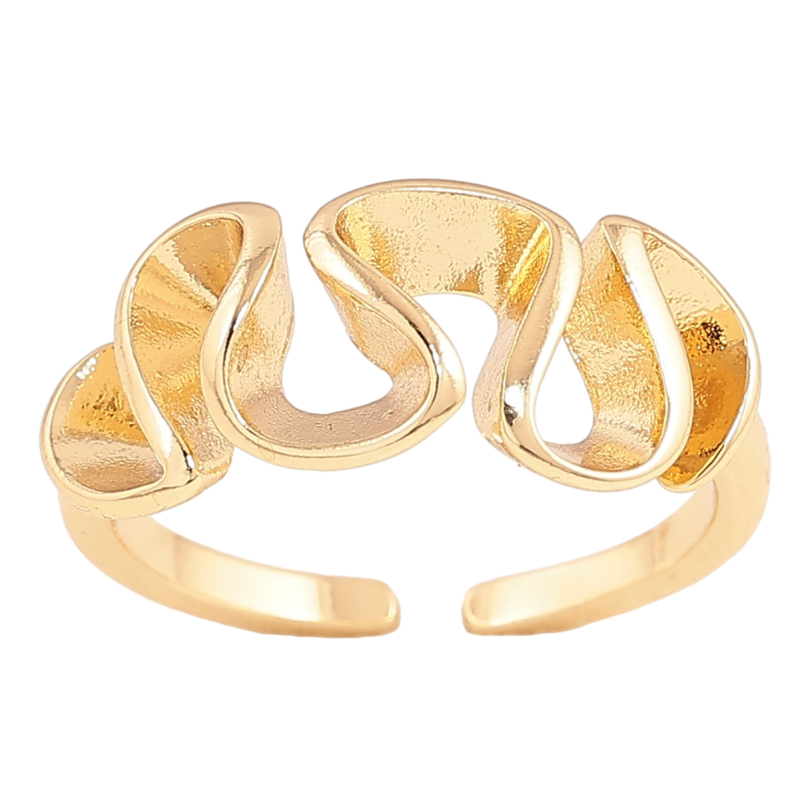 Каблучка Xuping колір Позолота 14K "Декоративний візерунок" фото №1