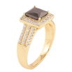 Кольцо Xuping цвет Позолота 14K "Черный кристалл в обрамлении" фото №2 Кольцо Xuping цвет Позолота 14K "Черный кристалл в обрамлении" фото №2