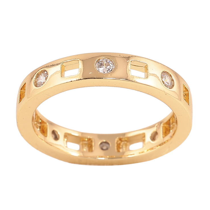 Каблучка Xuping колір Позолота 14K "Візерунок з кристалами" фото №24 Каблучка Xuping колір Позолота 14K "Візерунок з кристалами" фото №24