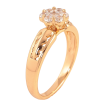 Кольцо Xuping цвет Позолота 18K "Кристальный цветочек" фото №2 Кольцо Xuping цвет Позолота 18K "Кристальный цветочек" фото №2