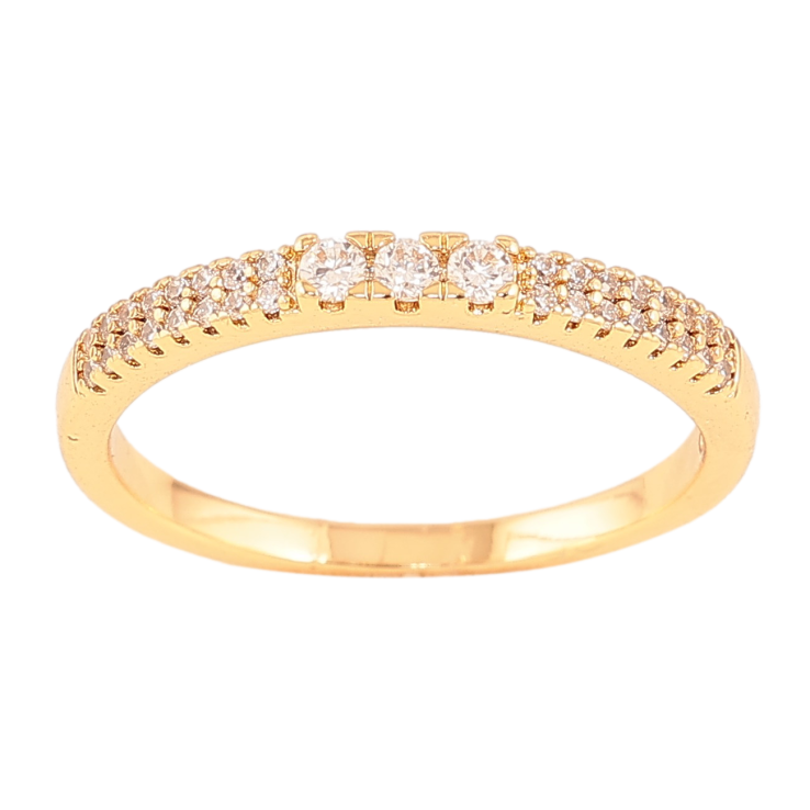 Каблучка Xuping колір Позолота 18K "Інкрустацією кристалами" фото №12