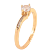 Кольцо Xuping цвет Позолота 18K "Узор с кристаллами"  фото №2