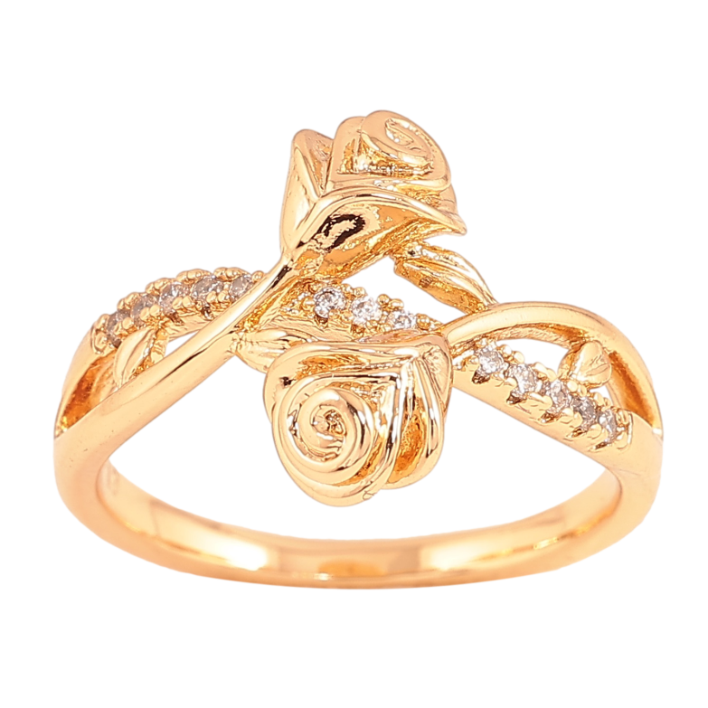 Кольцо Xuping цвет Позолота 18K "Розы" фото №1