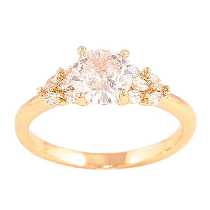 Кольцо Xuping цвет Позолота 18K "Инкрустация кристаллами" фото №10 Кольцо Xuping цвет Позолота 18K "Инкрустация кристаллами" фото №10