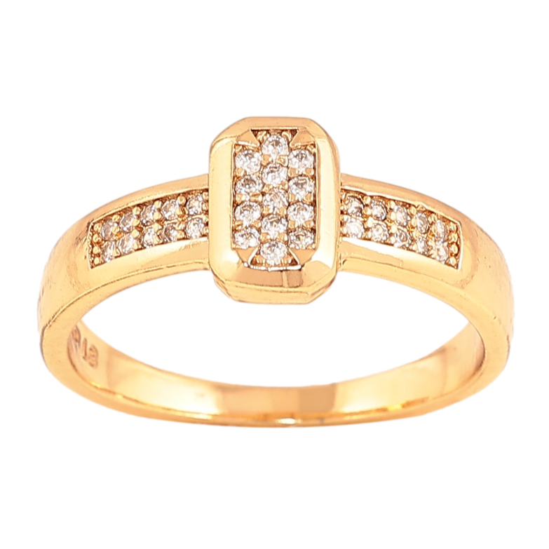 Каблучка Xuping колір Позолота 18K "Інкрустація кристалами" фото №1 Каблучка Xuping колір Позолота 18K "Інкрустація кристалами" фото №1