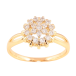 Каблучка Xuping колір Позолота 18K "Інкрустація кристалами" фото №1 Каблучка Xuping колір Позолота 18K "Інкрустація кристалами" фото №1