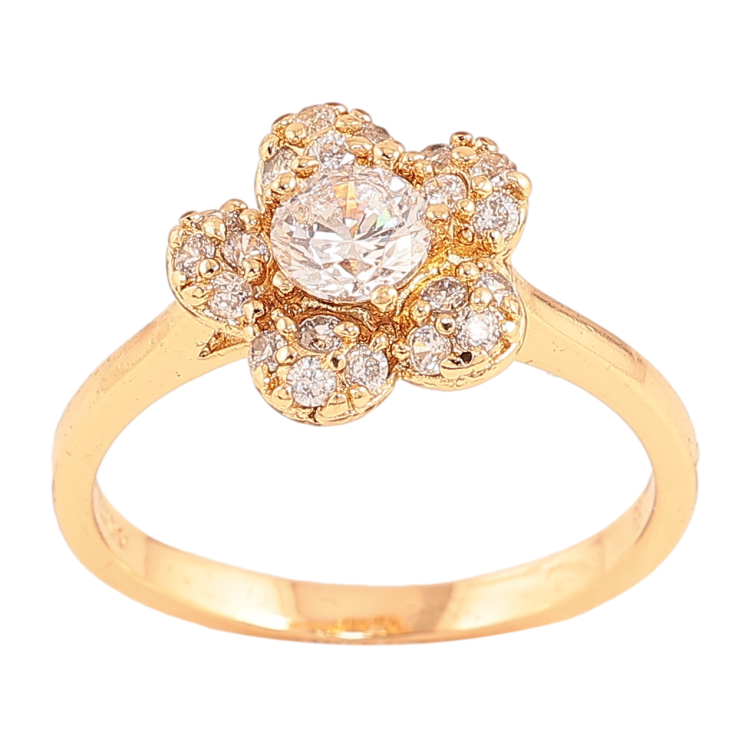 Кольцо Xuping цвет Позолота 18K "Цветок с кристаллами" фото №20 Кольцо Xuping цвет Позолота 18K "Цветок с кристаллами" фото №20