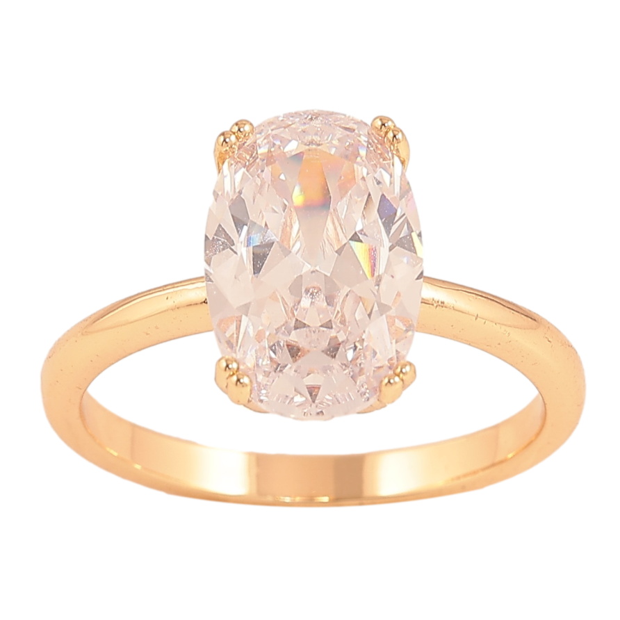 Каблучка Xuping колір Позолота 18K "Кристал" фото №1