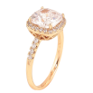 Кольцо Xuping цвет Позолота 18K "Кристальный блеск"  фото №2