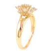 Кольцо Xuping цвет Позолота 18K "Кристальная звездочка"  фото №2