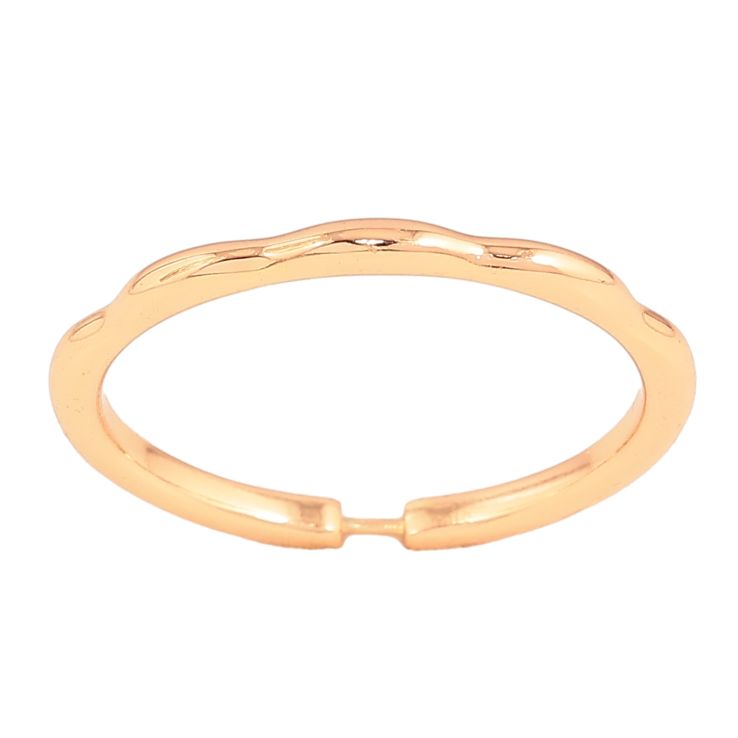 Каблучка Xuping колір Позолота 18K "Хвилясте" фото №14 Каблучка Xuping колір Позолота 18K "Хвилясте" фото №14