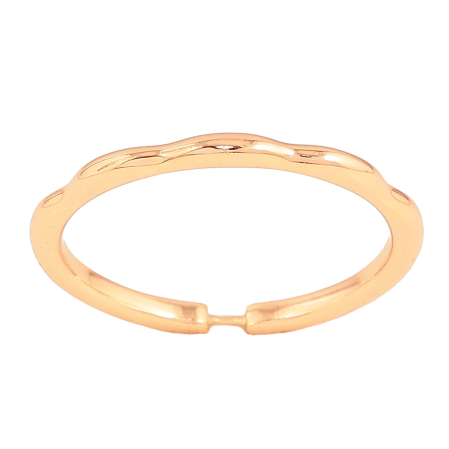 Каблучка Xuping колір Позолота 18K "Хвилясте" фото №1