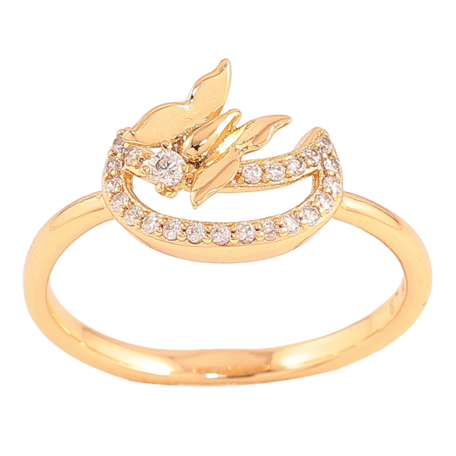 Кольцо Xuping цвет Позолота 18K "Бабочка" фото №1 Кольцо Xuping цвет Позолота 18K "Бабочка" фото №1