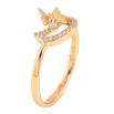 Кольцо Xuping цвет Позолота 18K "Бабочка" фото №2 Кольцо Xuping цвет Позолота 18K "Бабочка" фото №2