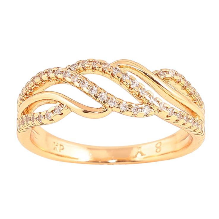 Кольцо Xuping цвет Позолота 18K "Узор с кристаллами" фото №14 Кольцо Xuping цвет Позолота 18K "Узор с кристаллами" фото №14