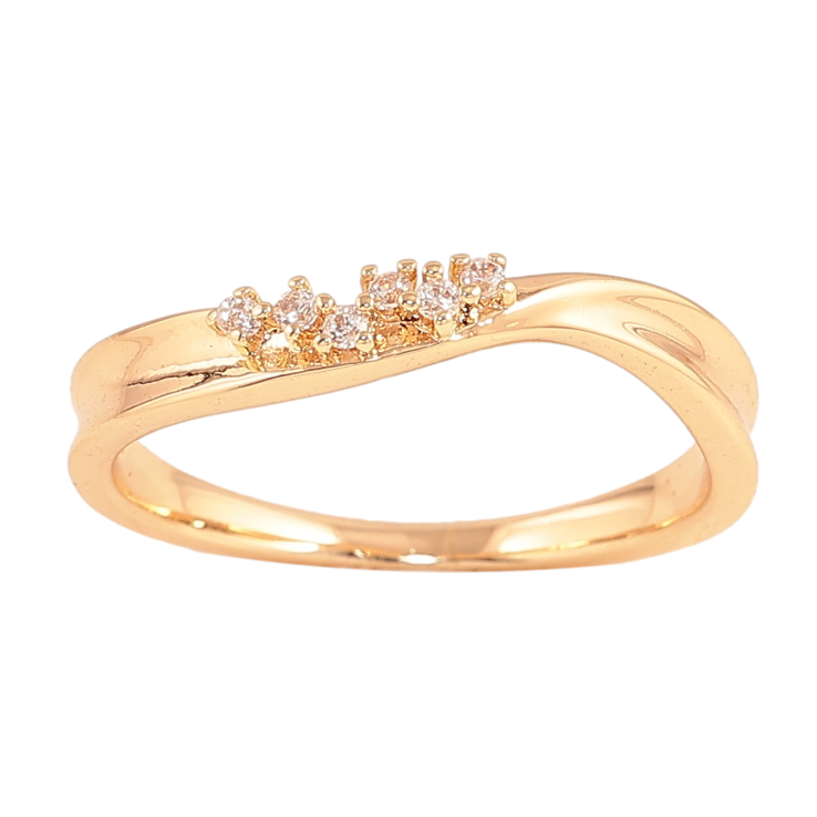 Кольцо Xuping цвет Позолота 18K "Узор с кристаллами" фото №18 Кольцо Xuping цвет Позолота 18K "Узор с кристаллами" фото №18