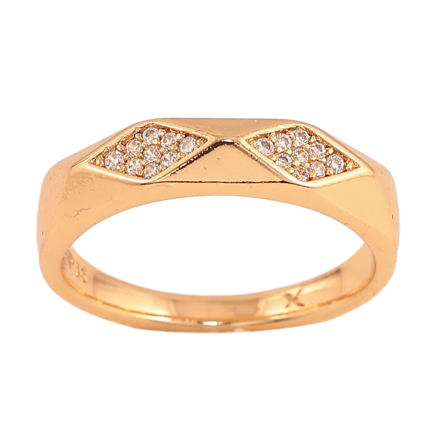 Кольцо Xuping цвет Позолота 18K "Узор с кристаллами" фото №1