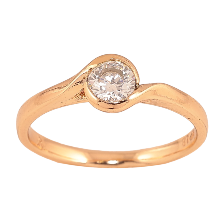 Кольцо Xuping цвет Позолота 18K "Кристалл" фото №1