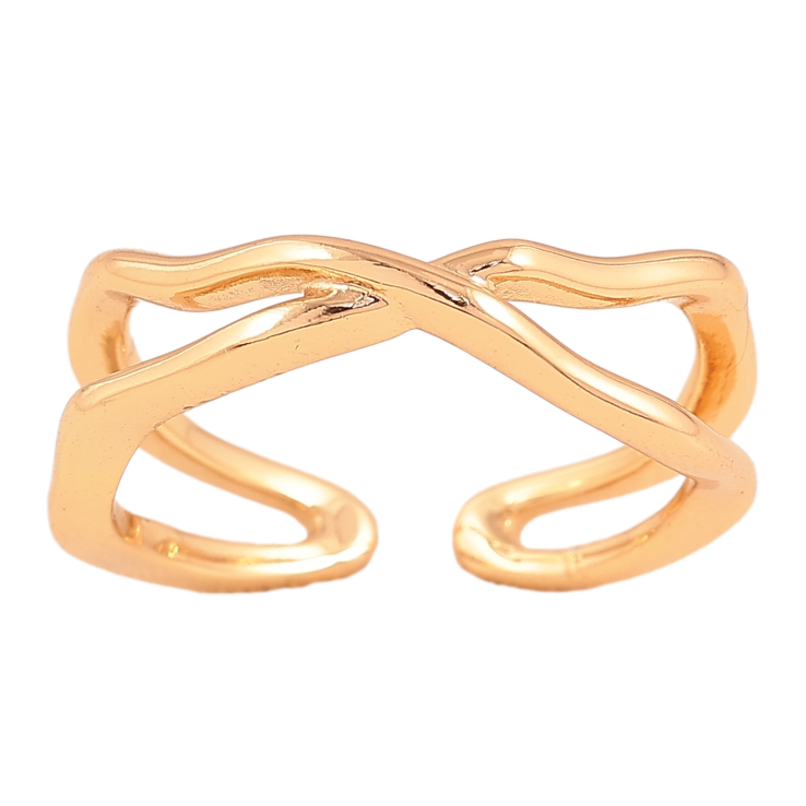 Каблучка Xuping колір Позолота 18K "Декоративний візерунок" фото №10