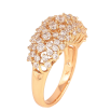 Каблучка Xuping колір Позолота 18K "Інкрустація кристалами" фото №2 Каблучка Xuping колір Позолота 18K "Інкрустація кристалами" фото №2