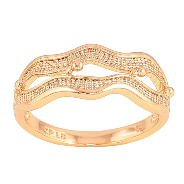 Каблучка Xuping колір Позолота 18K Декоративний візерунок фото №7