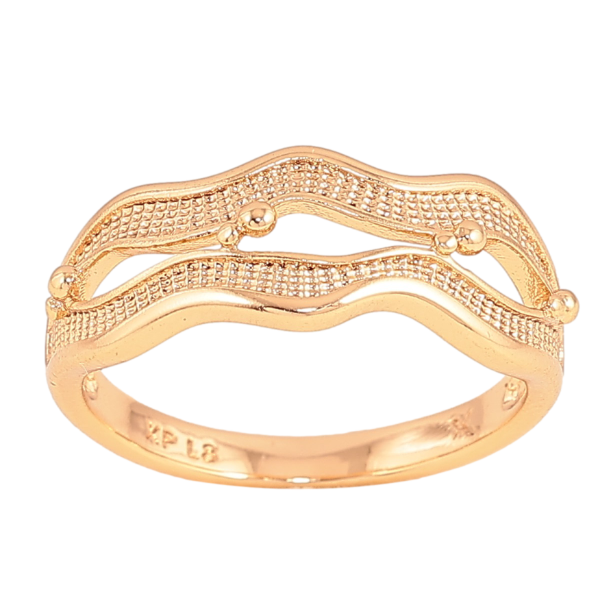 Каблучка Xuping колір Позолота 18K Декоративний візерунок фото №1 Каблучка Xuping колір Позолота 18K Декоративний візерунок фото №1