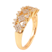 Кольцо Xuping цвет Позолота 18K "Узор с кристаллами" фото №2 Кольцо Xuping цвет Позолота 18K "Узор с кристаллами" фото №2