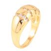 Кольцо Xuping цвет Позолота 18K "Узор с кристаллами" фото №2 Кольцо Xuping цвет Позолота 18K "Узор с кристаллами" фото №2
