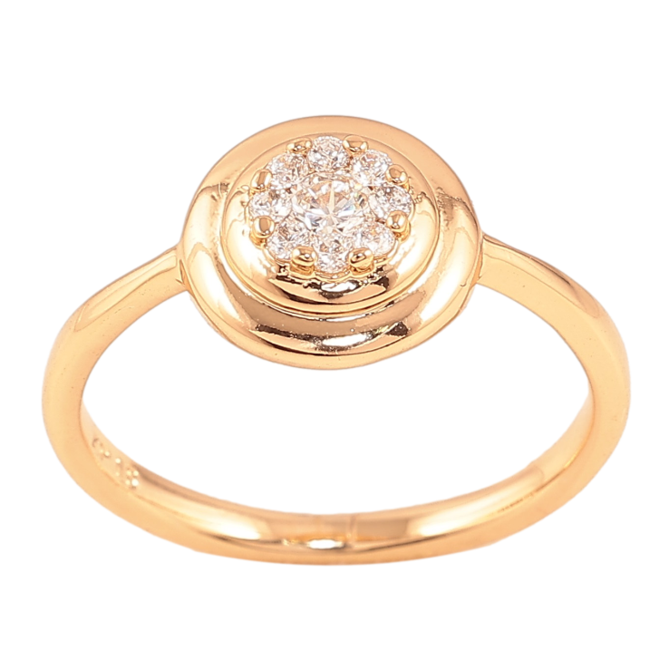 Каблучка Xuping колір Позолота 18K "Візерунок з кристалами" фото №16 Каблучка Xuping колір Позолота 18K "Візерунок з кристалами" фото №16