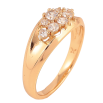 Кольцо Xuping цвет Позолота 18K "Узор с кристаллами" фото №2 Кольцо Xuping цвет Позолота 18K "Узор с кристаллами" фото №2