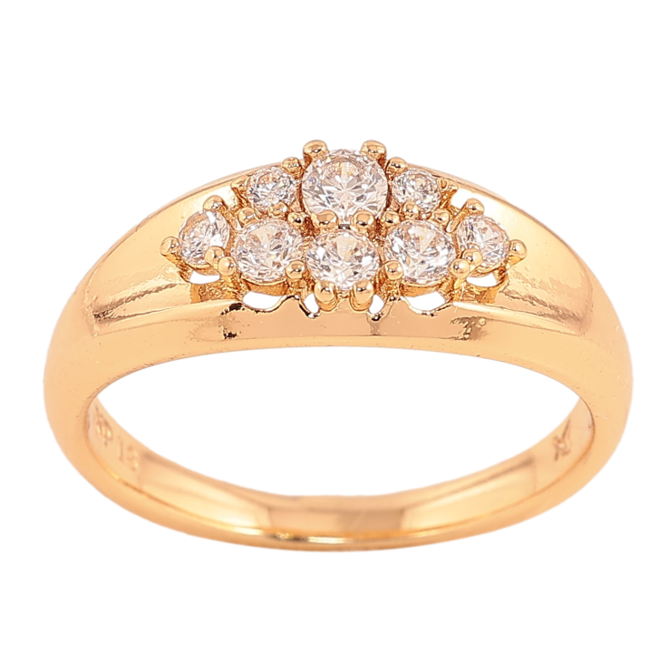Кольцо Xuping цвет Позолота 18K "Узор с кристаллами" фото №22