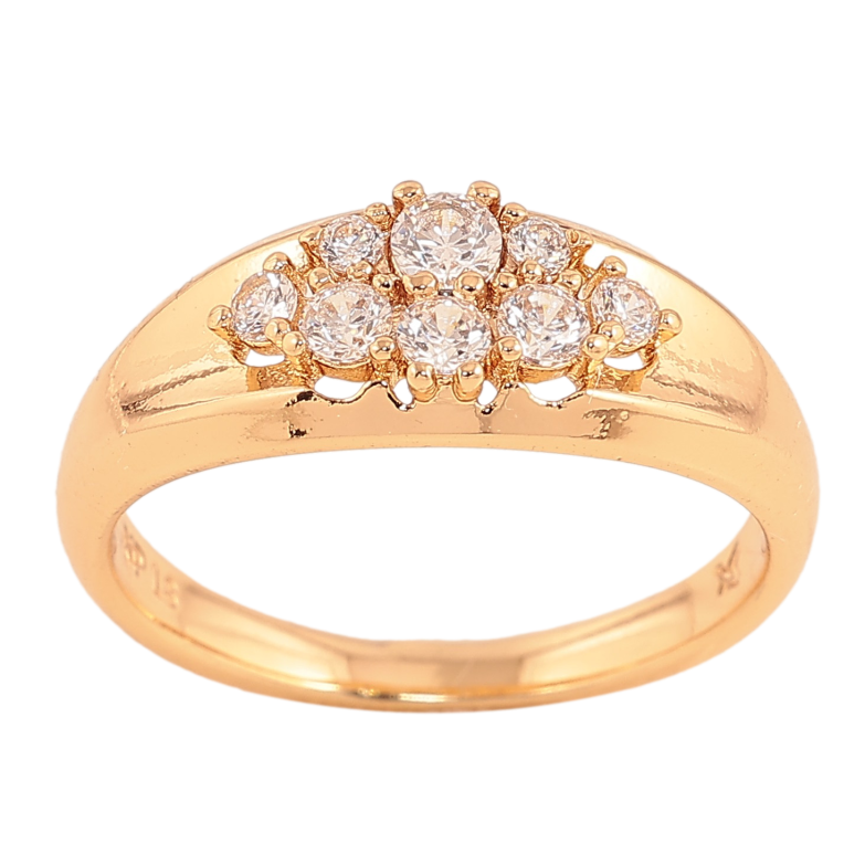 Каблучка Xuping колір Позолота 18K "Візерунок з кристалами" фото №19 Каблучка Xuping колір Позолота 18K "Візерунок з кристалами" фото №19