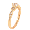 Кольцо Xuping цвет Позолота 18K "Узор с кристаллами" фото №2 Кольцо Xuping цвет Позолота 18K "Узор с кристаллами" фото №2