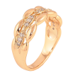 Кольцо Xuping цвет Позолота 18K "Узор с кристаллами" фото №2 Кольцо Xuping цвет Позолота 18K "Узор с кристаллами" фото №2