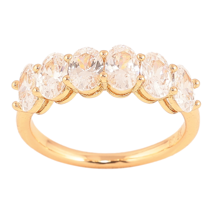 Кольцо Xuping цвет Позолота 18K "Дорожка кристаллов" фото №18 Кольцо Xuping цвет Позолота 18K "Дорожка кристаллов" фото №18
