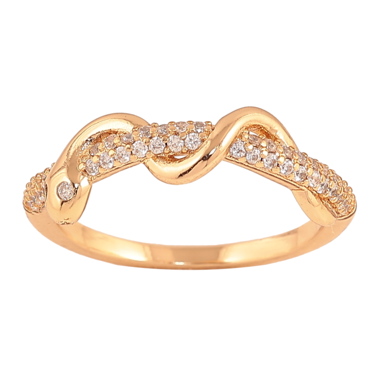 Кольцо Xuping цвет Позолота 18K "Узор змея с кристаллами" фото №12 Кольцо Xuping цвет Позолота 18K "Узор змея с кристаллами" фото №12