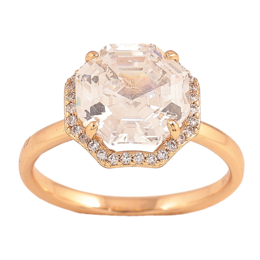 Кольцо Xuping цвет Позолота 18K "Узор с кристаллами" фото №1 Кольцо Xuping цвет Позолота 18K "Узор с кристаллами" фото №1