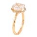 Кольцо Xuping цвет Позолота 18K "Узор с кристаллами" фото №2 Кольцо Xuping цвет Позолота 18K "Узор с кристаллами" фото №2