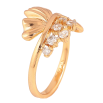 Кольцо Xuping цвет Позолота 18K "Узор с кристаллами" фото №2 Кольцо Xuping цвет Позолота 18K "Узор с кристаллами" фото №2