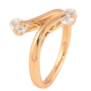Кольцо Xuping цвет Позолота 18K "Узор с кристаллами" фото №2 Кольцо Xuping цвет Позолота 18K "Узор с кристаллами" фото №2