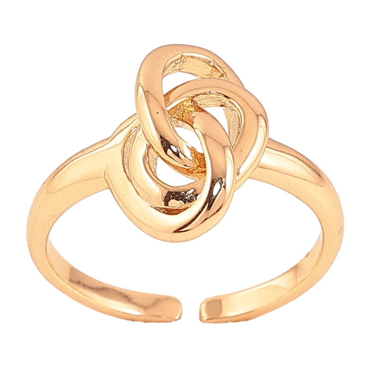 Каблучка Xuping колір Позолота 18K "Декоративний візерунок" фото №7