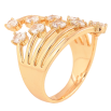 Кольцо Xuping цвет Позолота 18K "Узор с кристаллами" фото №2 Кольцо Xuping цвет Позолота 18K "Узор с кристаллами" фото №2