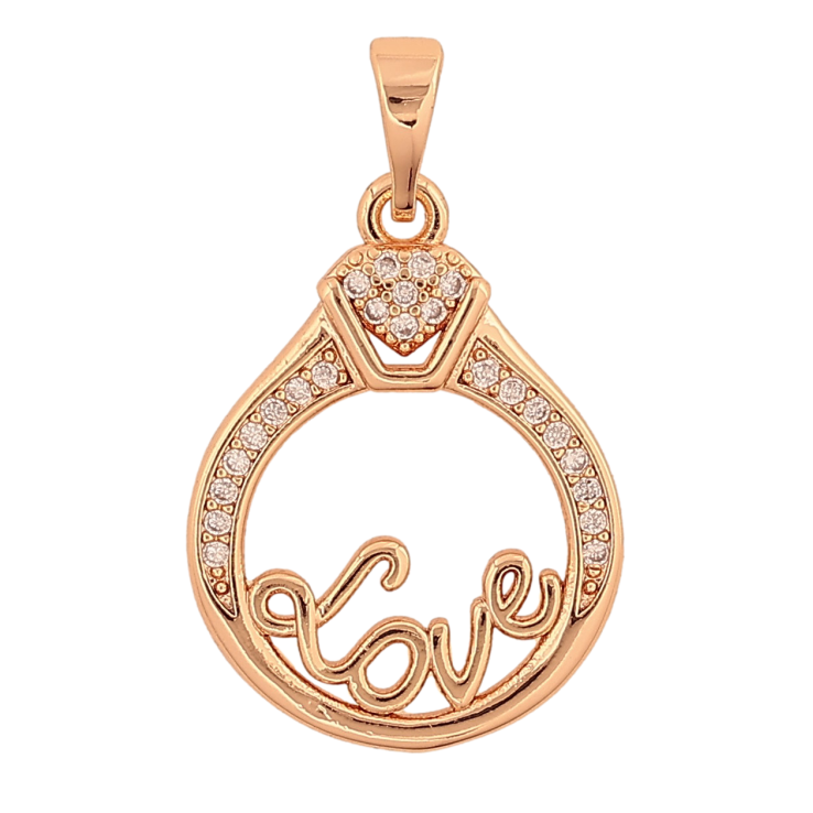 Кулон Xuping M&L цвет 18K "Love" для цепочки до 5мм фото №16 Кулон Xuping M&L цвет 18K "Love" для цепочки до 5мм фото №16