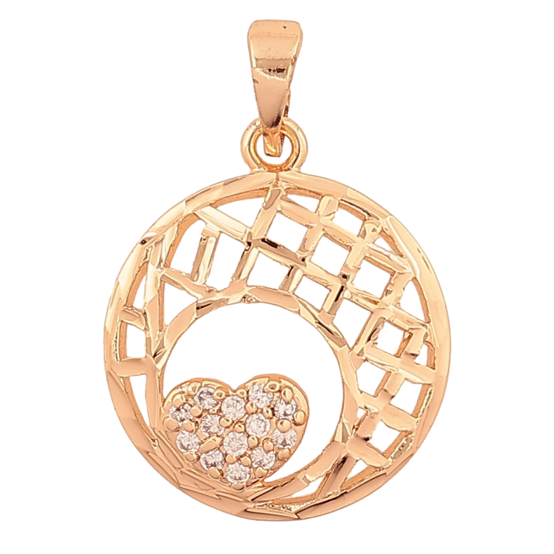 Кулон Xuping M&L колір 18K "Візерунок з серцем" для ланцюжка до 5мм фото №1