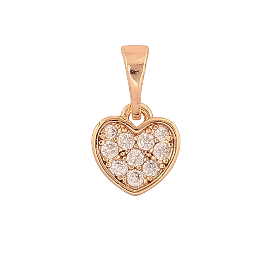 Кулон Xuping M&L цвет 18K "Сердечко с кристаллами" для цепочки до 5мм фото №1 Кулон Xuping M&L цвет 18K "Сердечко с кристаллами" для цепочки до 5мм фото №1