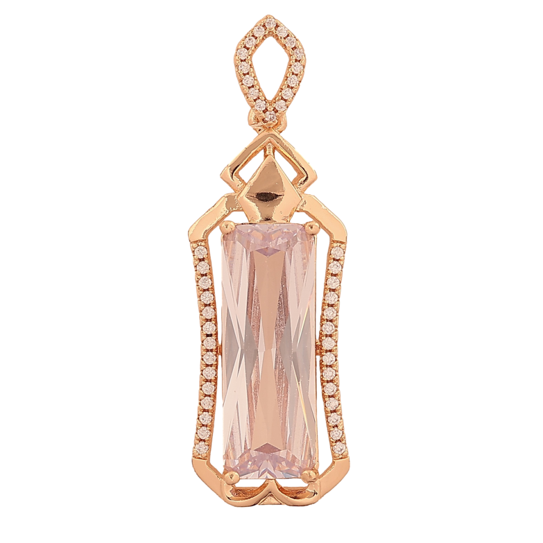 Кулон Xuping M&L колір 18K "Кристал у витонченій оправі" для ланцюжка до 3мм фото №1 Кулон Xuping M&L колір 18K "Кристал у витонченій оправі" для ланцюжка до 3мм фото №1