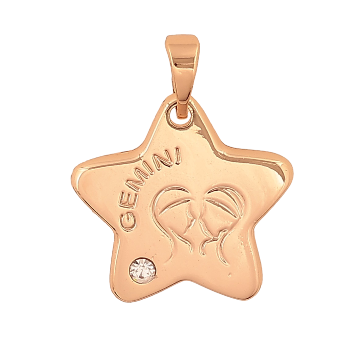Кулон Xuping M&L колір 18K "Знак Зодіаку Близнюки" для ланцюжка до 5мм фото №16