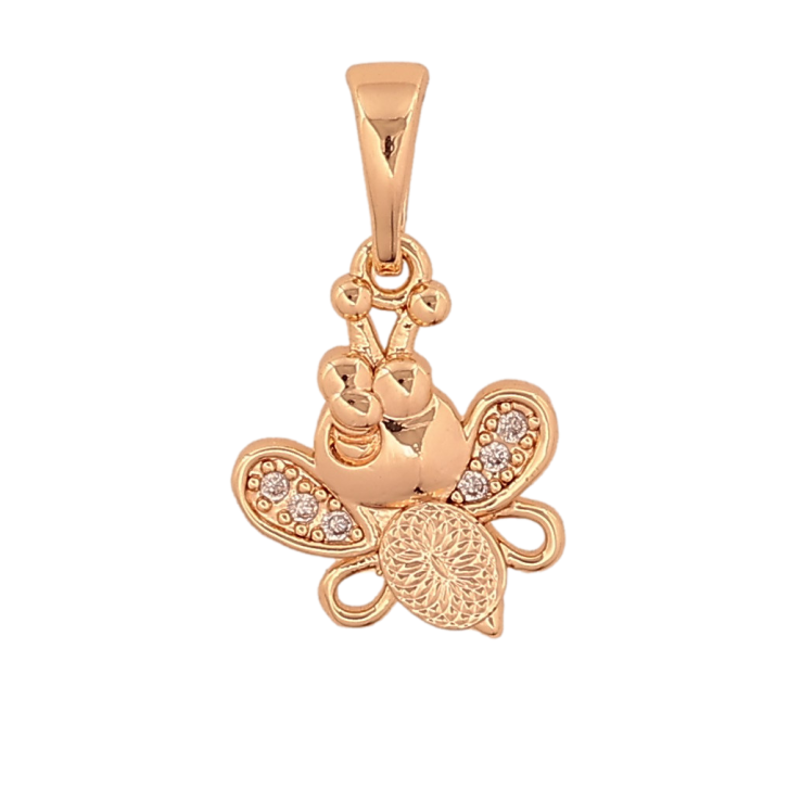 Кулон Xuping M&L колір 18K "Бджола" для ланцюжка до 5мм фото №19